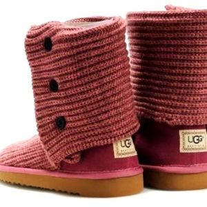 UGG Australia Classic Cardy Knit Boots